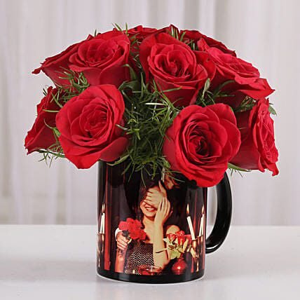 Red Roses Picture Mug