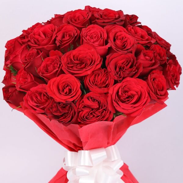 For Someone Special Red Roses in Red Packing