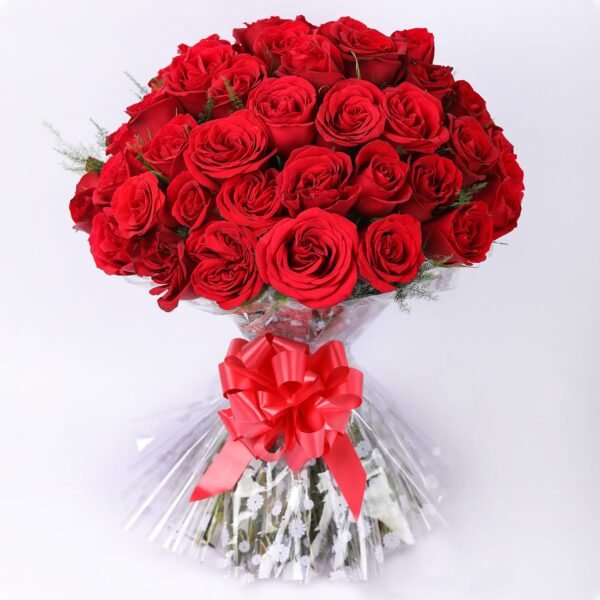 Passionate Love A bouquet of Red Roses