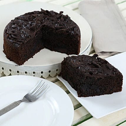 Chunky Dark Chocolate Dry Cake