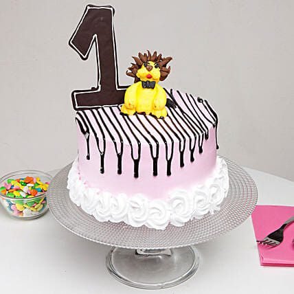 First Birthday Vanilla Cake