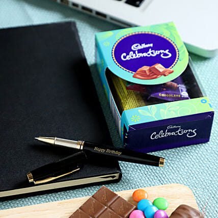 Roller Pen & Chocolate Combo